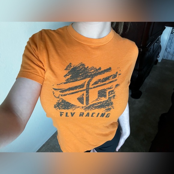 Fly Racing Orange T-Shirt - Picture 6 of 6